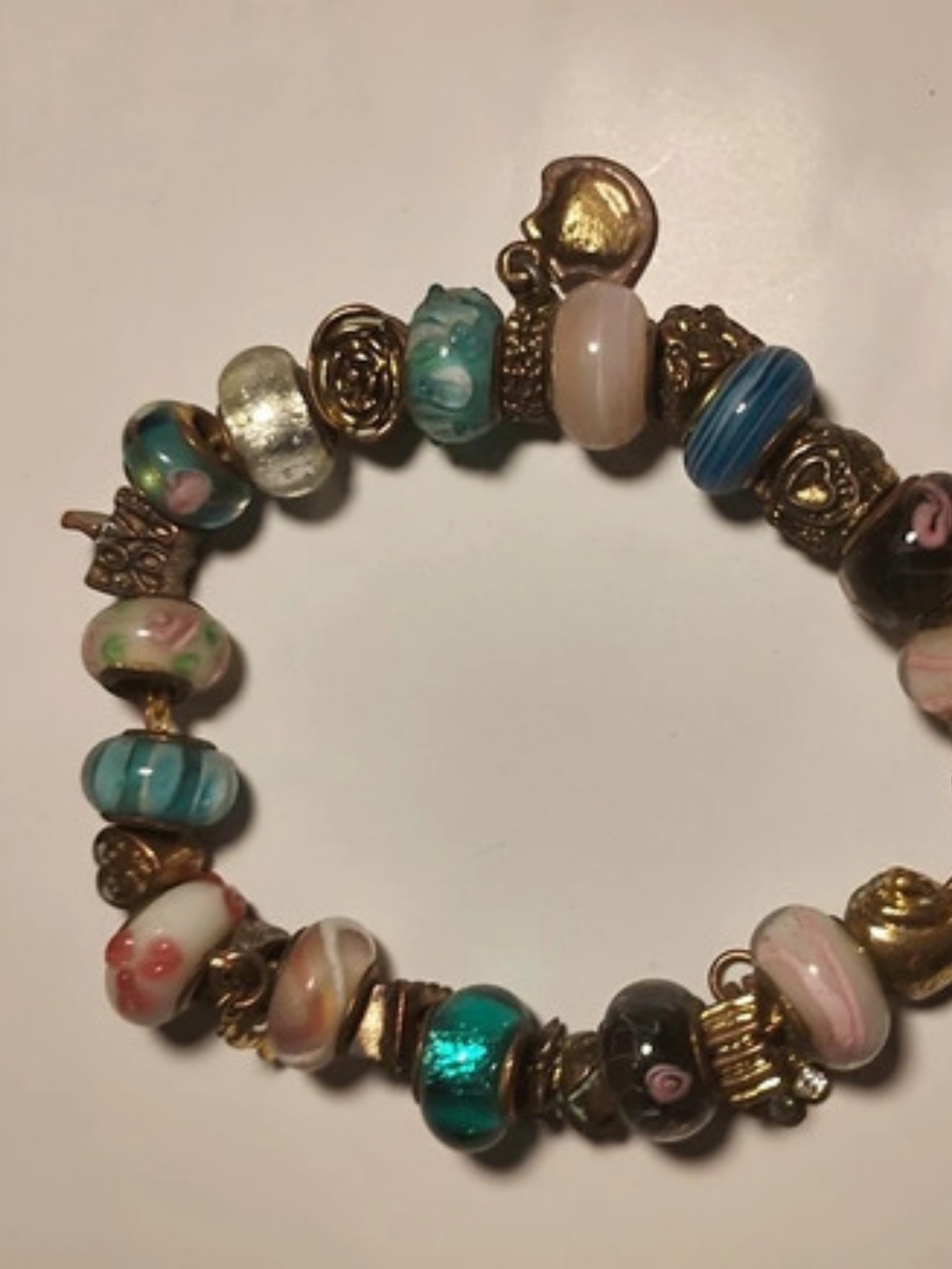 Beaded Charm Bracelet